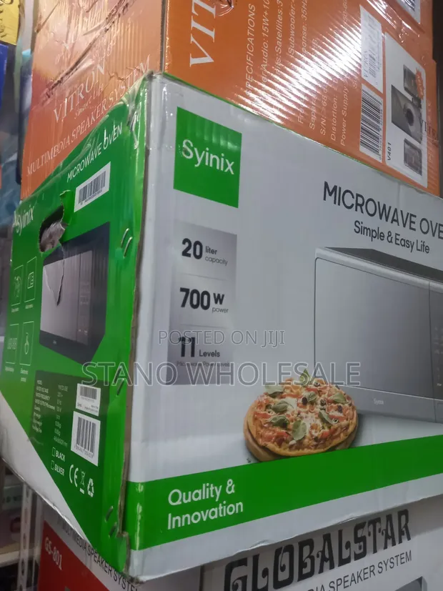 Syinix Digital Microwave Silver - 1