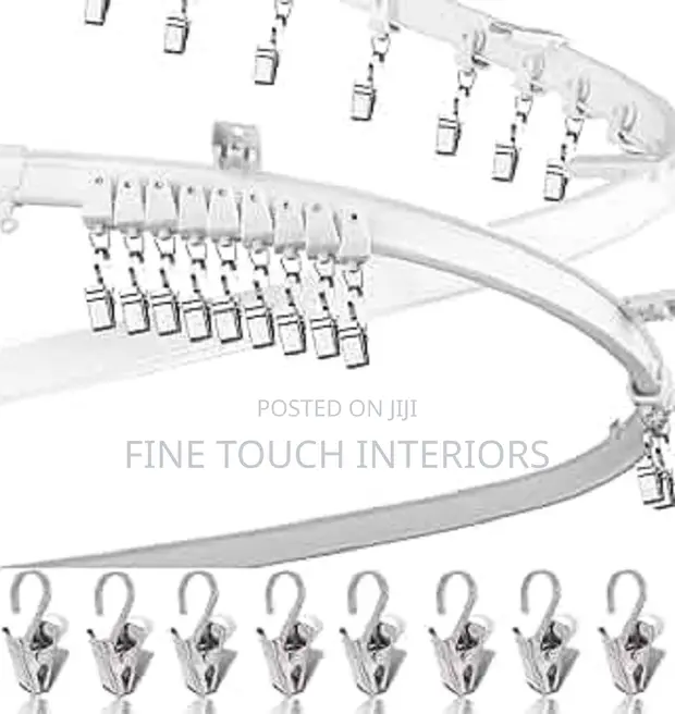 Bendable Curtain Rails - 6 Meter Curved Window Track - 1