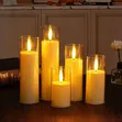 5 PCS Acrylic Decorative LED Pillar Candles - 2