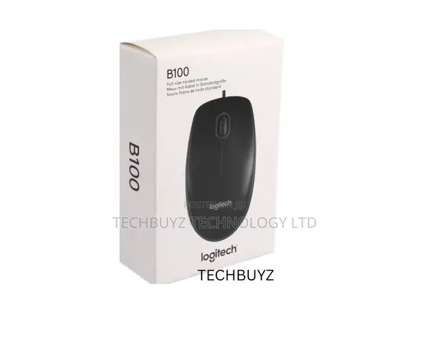 Logitech B100 USB Optical Mouse - Brand New - 1