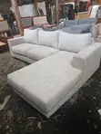 Sofa ya L-Shape ya Viti 6 - Grey Mwepesi - 2