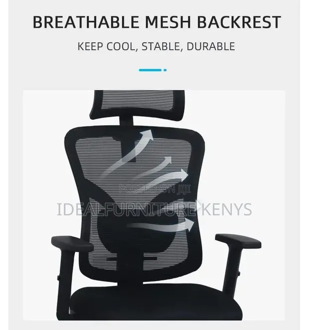 Boss Office Products Breathable Mesh Backrest Headrest - 1