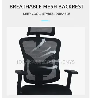 Boss Office Products Breathable Mesh Backrest Headrest