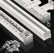 Straight Curtain Rails - Modern System - 1