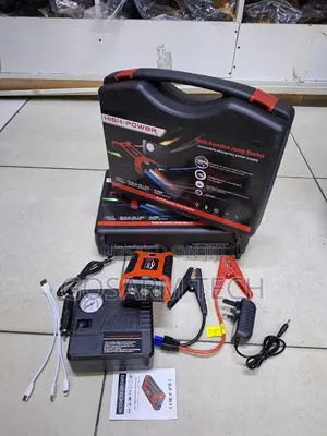 Portable Jump Starter Power Bank with Tyre Inflator