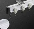 Straight Curtain Rails - Smooth Gliding Track - 1