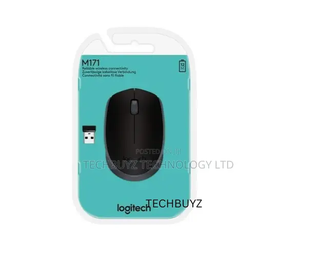 Logitech M171 Wireless Mouse - Black - 1