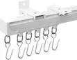 Adjustable Straight Curtain Rails - Brand New - 2