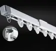 Straight Curtain Rails - Professional System - 2