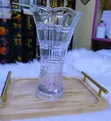 Elegant Clear Glass Flower Vase - Brand New - 4