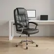 Executive Leather Swivel Office Chair - 3