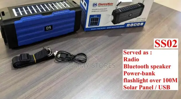 ElectroMate Portable Wireless Robot Speaker - 1