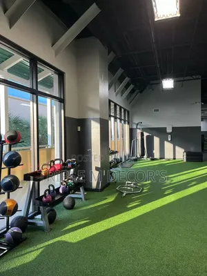 Heavy Duty Artificial Grass Carpet for Gym Rooms