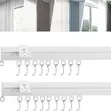Heavy Duty Straight Curtain Rails - Brand New - 1