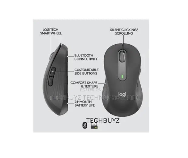 Logitech M650 L Signature Wireless Mouse (Left-Handed) - 1
