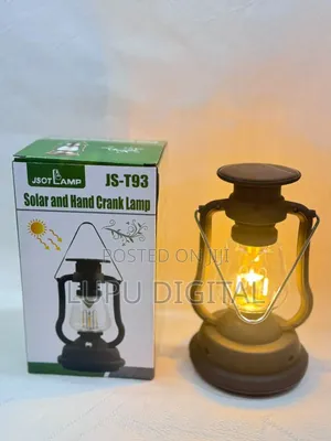 JS-T93 Solar na Hand Crank Lantern
