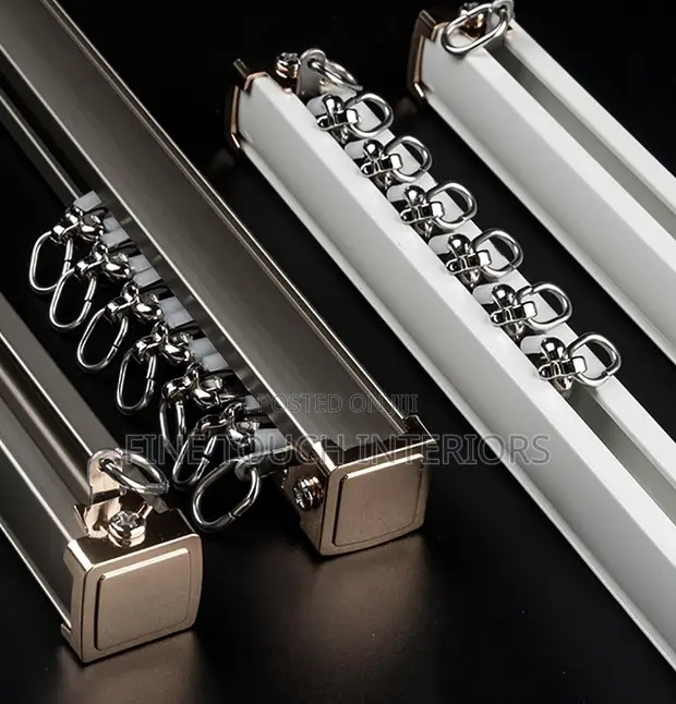 Straight Curtain Rails - Modern Window Track - 1