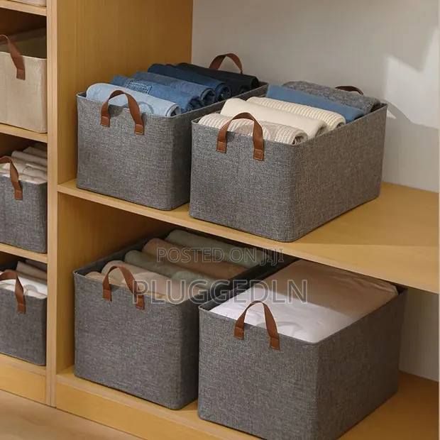 Foldable Multipurpose Hard Fabric Clothes Organizer - 1