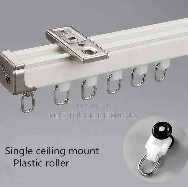 Commercial Grade Straight Curtain Rails - 1