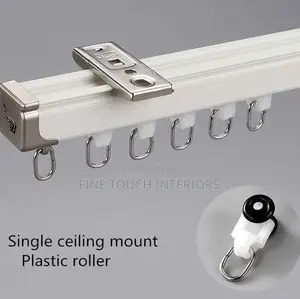 Commercial Grade Straight Curtain Rails