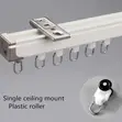 Commercial Grade Straight Curtain Rails - 1