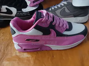 Ladies MAX Sneakers - Pink/Black