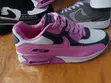 Ladies MAX Sneakers - Pink/Black - 1