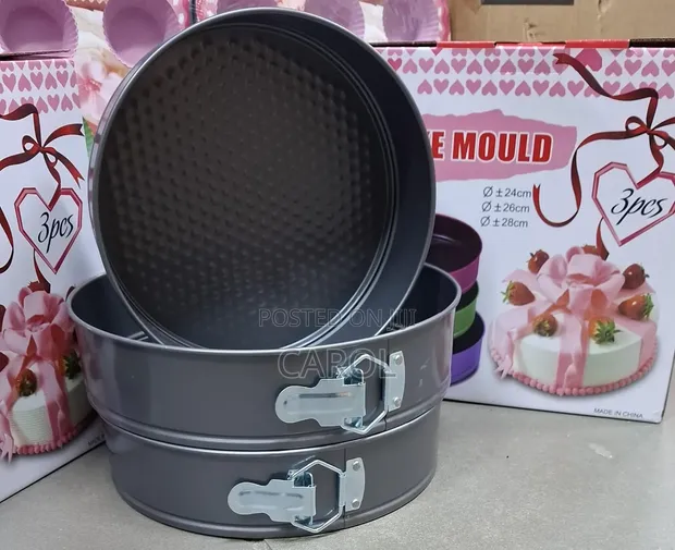Cake Mould Tin Set (3pcs) - 1