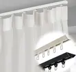 Straight Curtain Rails - Strong Track for Heavy Curtains - 1