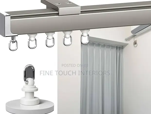 Straight Curtain Rails - Home Interiors - 1