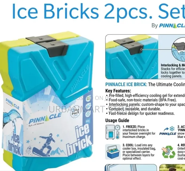 Pinnacle 330ml Cooling Bricks 2 Piece Set - 1