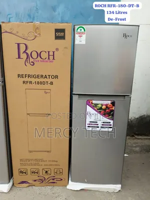 Roch RFR-180DT-B Double Door Fridge (134L)