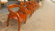 Modern Dining Chairs - Pure Mahogany Wood for Dining Table/Hotel - 2