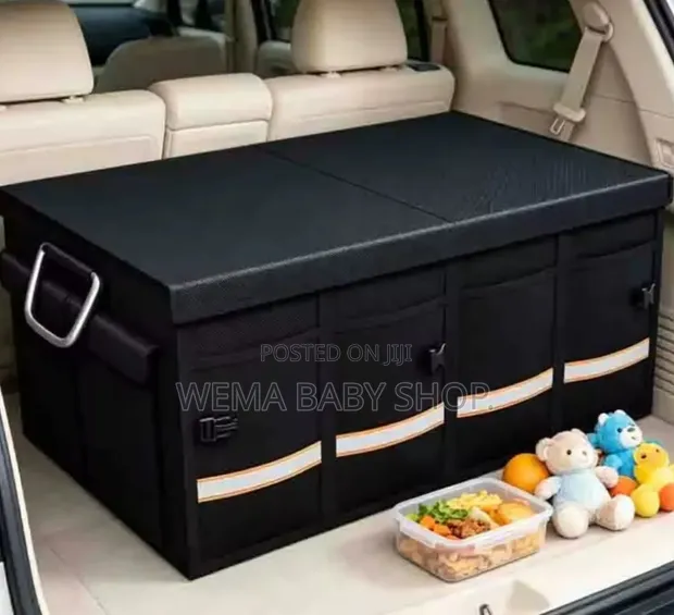 60cm Foldable Premium Heavy Duty Car Trunk Organizer - 1