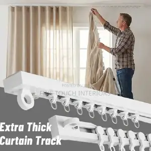 Straight Curtain Rails - Durable for Large Windows