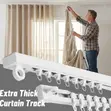 Straight Curtain Rails - Durable for Large Windows - 1