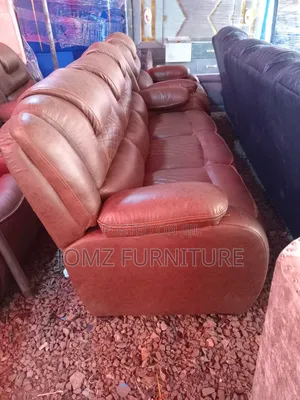 7-Seater Macro Fibre Semi Recliner Sofa Set