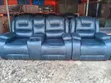 7-Seater Macro Fibre Semi Recliner Sofa Set - 2