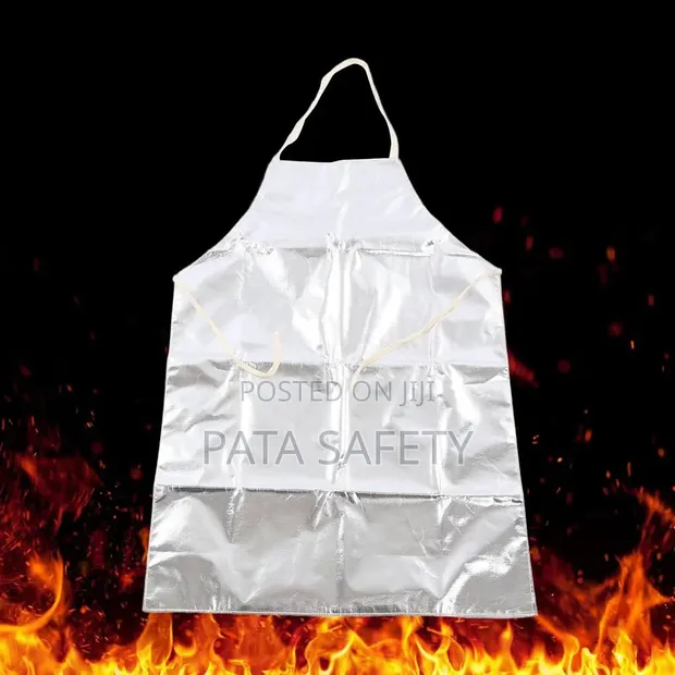 Aluminium Silver Heat-Resistant Apron - 1