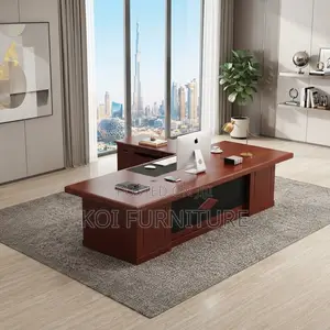 Mahogany 2000MM Executive CEO Office Desk