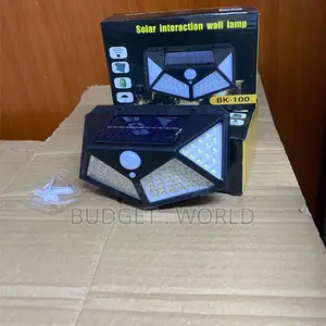 Auto On/Off Wireless Rechargeable Wall Light, 100 LED Security Light