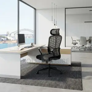 Ergonomic High Fabric Office Seat with Web Backrest