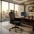 Ergonomic High Fabric Office Seat with Web Backrest - 5