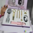 A58 Plus Smart Watch Luxury Jewelry Combo Set - 2