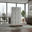 Stainless Steel Office Cabinet with 12 Lock Drawers - 3