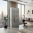 Stainless Steel Office Cabinet with 12 Lock Drawers - 4