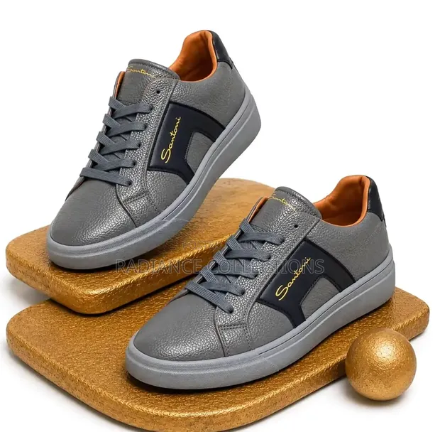 Santoni Leather Smart Casual Shoes - Sizes 40-45 - 1