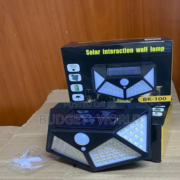 Mwanga wa Solar wa Ukutani wenye Modi 3 (LED 100) - 1