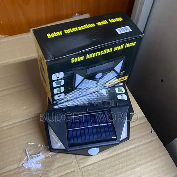 Auto On/Off Solar Wall Light BK-100 Outdoor Security Light - 1
