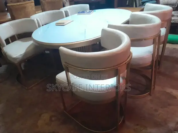 Modern Upholstered Dining Table - 1